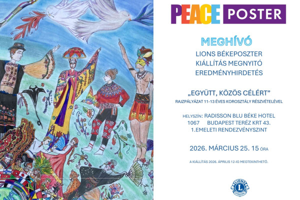 LIONS Békeposzter Pályázat 2025-2026