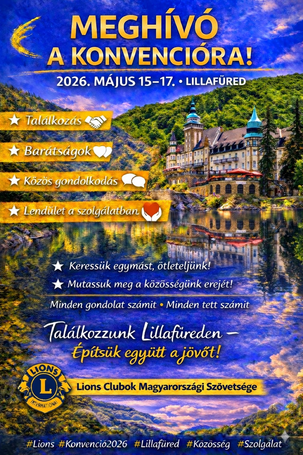 Meghívó a lillafüredi Konvencióra