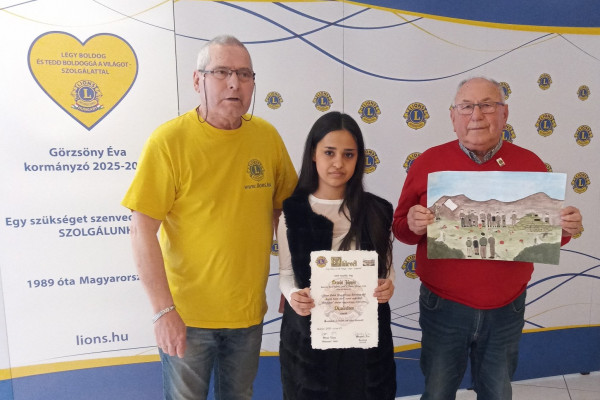 Balatonlelle LC – Fiatal tehetség sikere a Békeposzter pályázaton!