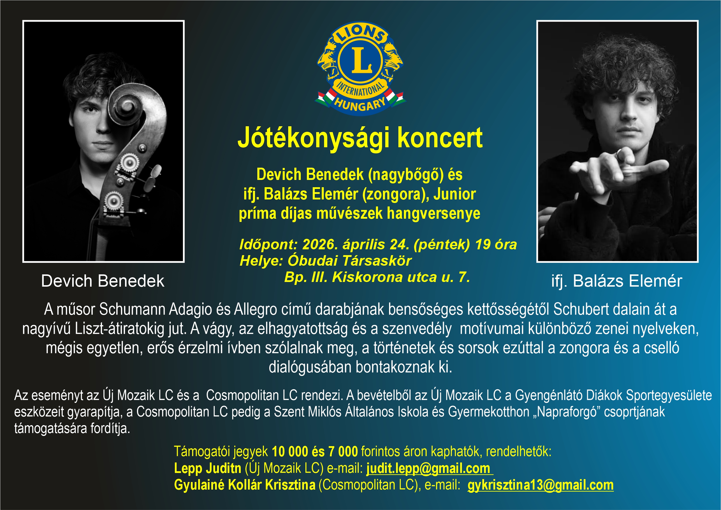 Jótékonysági koncert