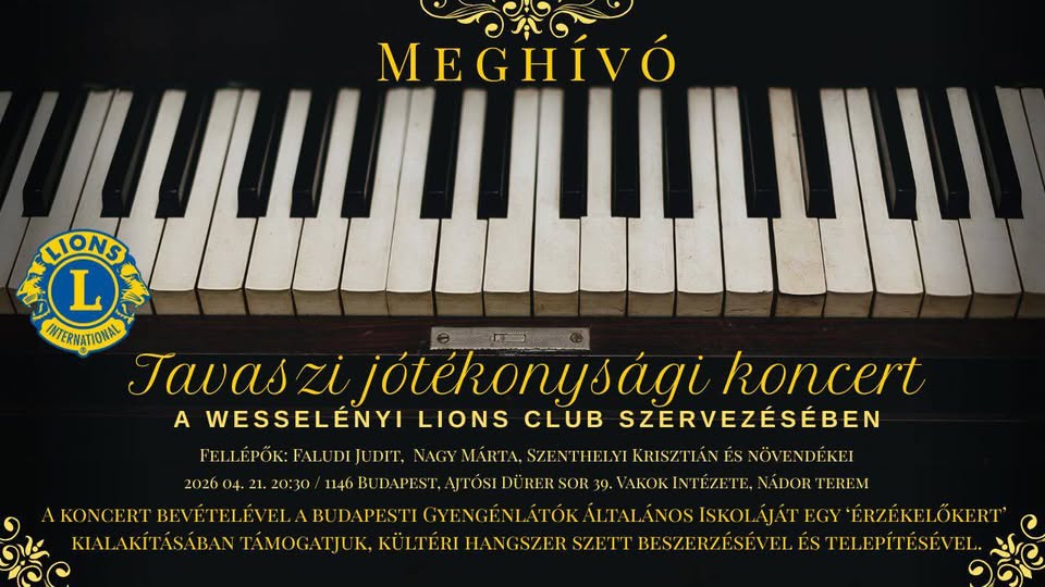 Tavaszi Jótékonysági Koncert